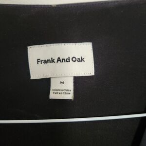 Frank and Oak floral wrap dress